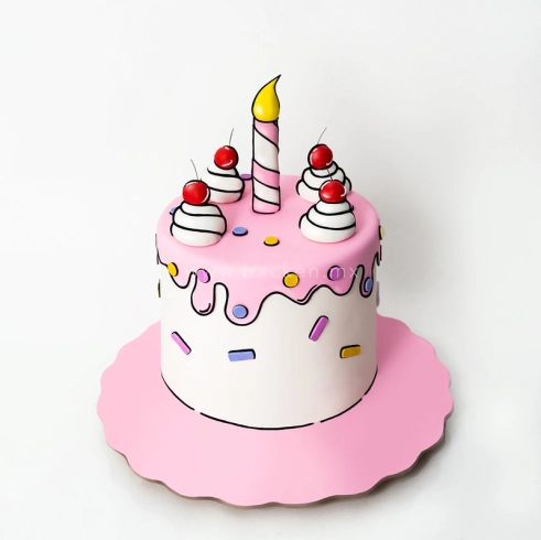 El pastel de cumpleaños como metáfora de la vida